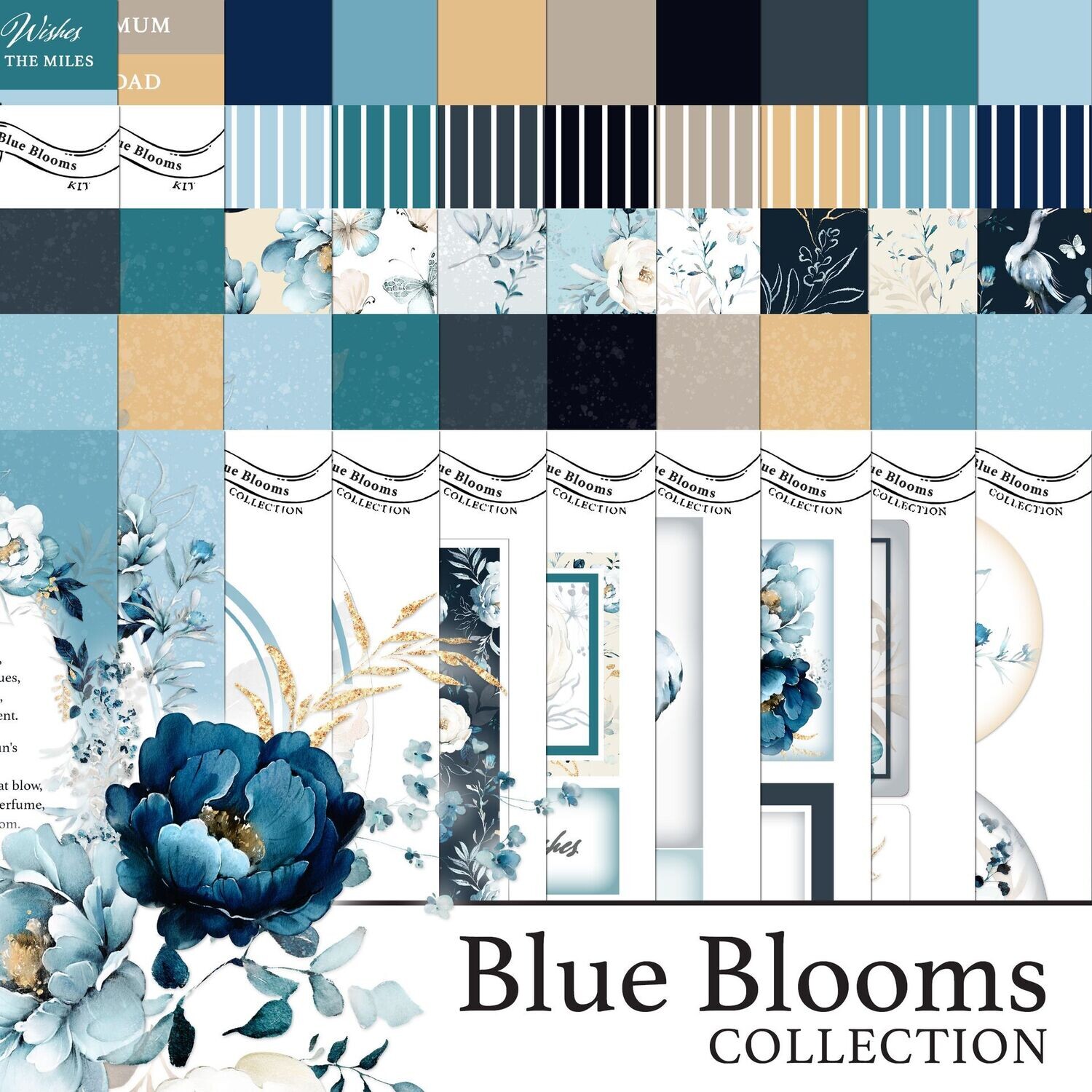 Blue Blooms Digital Collection