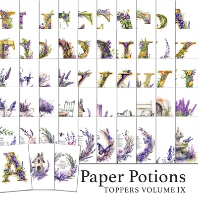Paper Potions - 100 Toppers Vol IX Digital Kit Paper Potions - 100 Toppers Vol IX Digital Kit