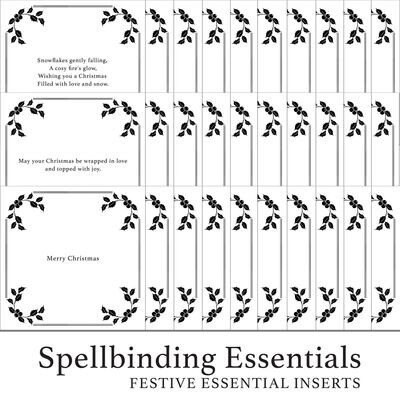 Spellbinding Essentials Festive Essential Inserts Spellbinding Essentials Festive Essential Inserts