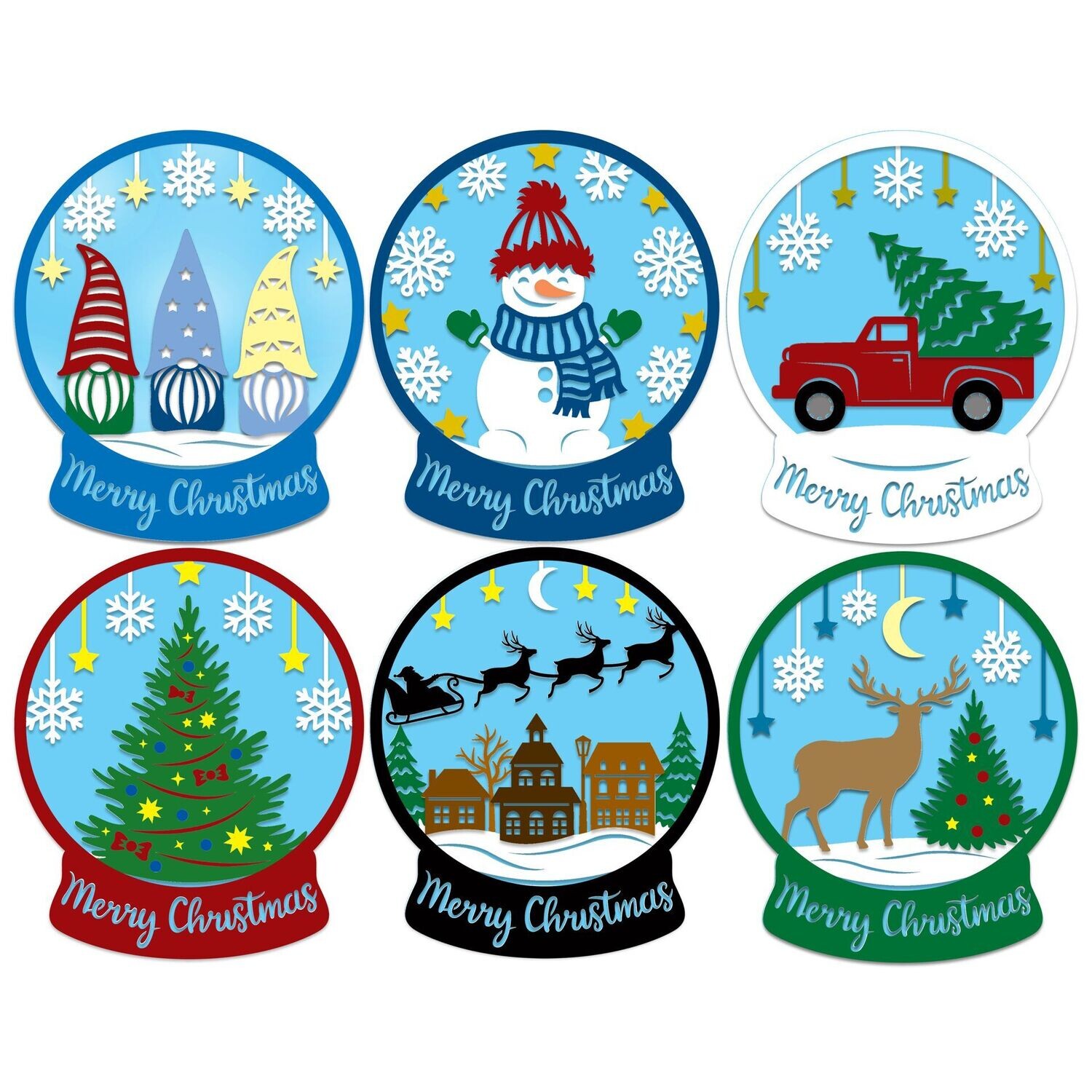 Snowglobe Surprise SVG Cutting Files Snowglobe Surprise SVG Cutting Files