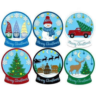 Snowglobe Surprise SVG Cutting Files Snowglobe Surprise SVG Cutting Files