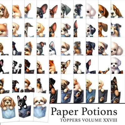Paper Potions - 100 Toppers Vol XXVIII Digital Kit Paper Potions - 100 Toppers Vol XXVIII Digital Kit