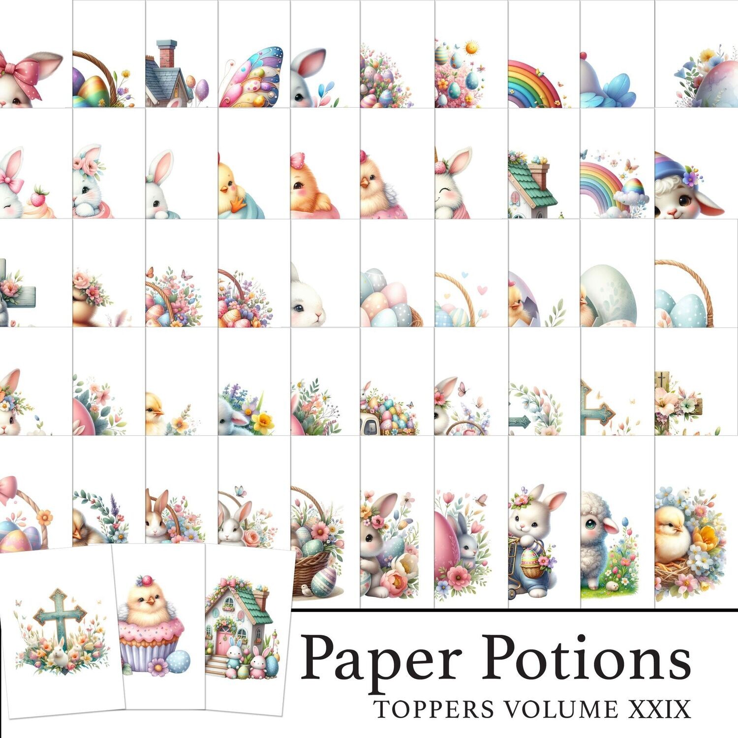 Paper Potions - 100 Toppers Vol XXIX Digital Kit Paper Potions - 100 Toppers Vol XXIX Digital Kit