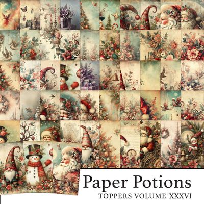 Paper Potions - 100 Toppers Vol XXXVI Digital Kit Paper Potions - 100 Toppers Vol XXXVI Digital Kit