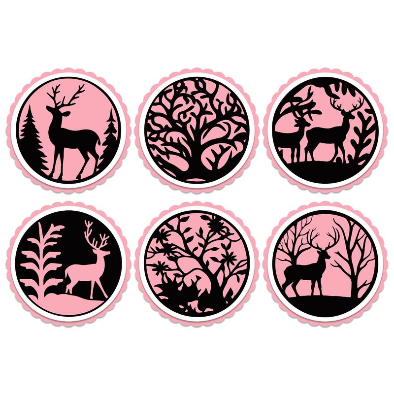 Festive Circular Toppers SVGs Files