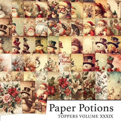 Paper Potions - 100 Toppers Vol XXXIX Digital Kit Paper Potions - 100 Toppers Vol XXXIX Digital Kit