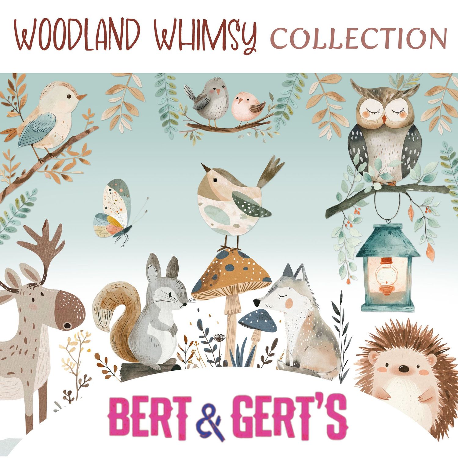 Bert & Gert's Woodland Whimsy Digital Collection Bert & Gert's Woodland Whimsy Digital Collection