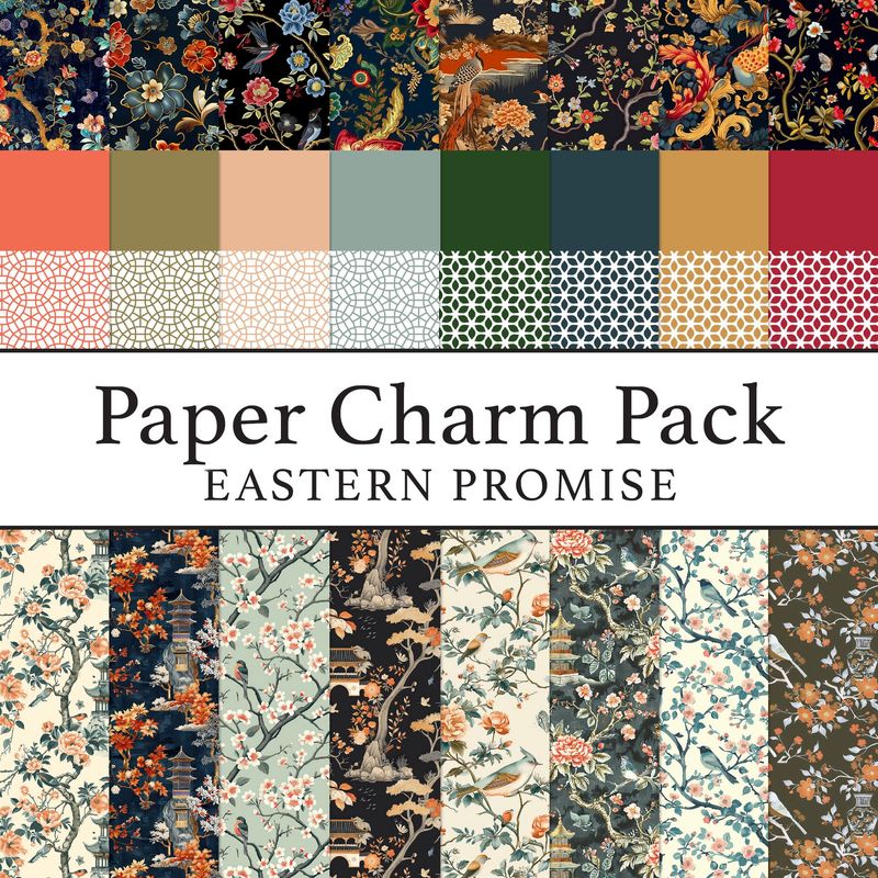 Paper Charm Pack Eastern Promise Digital Kit