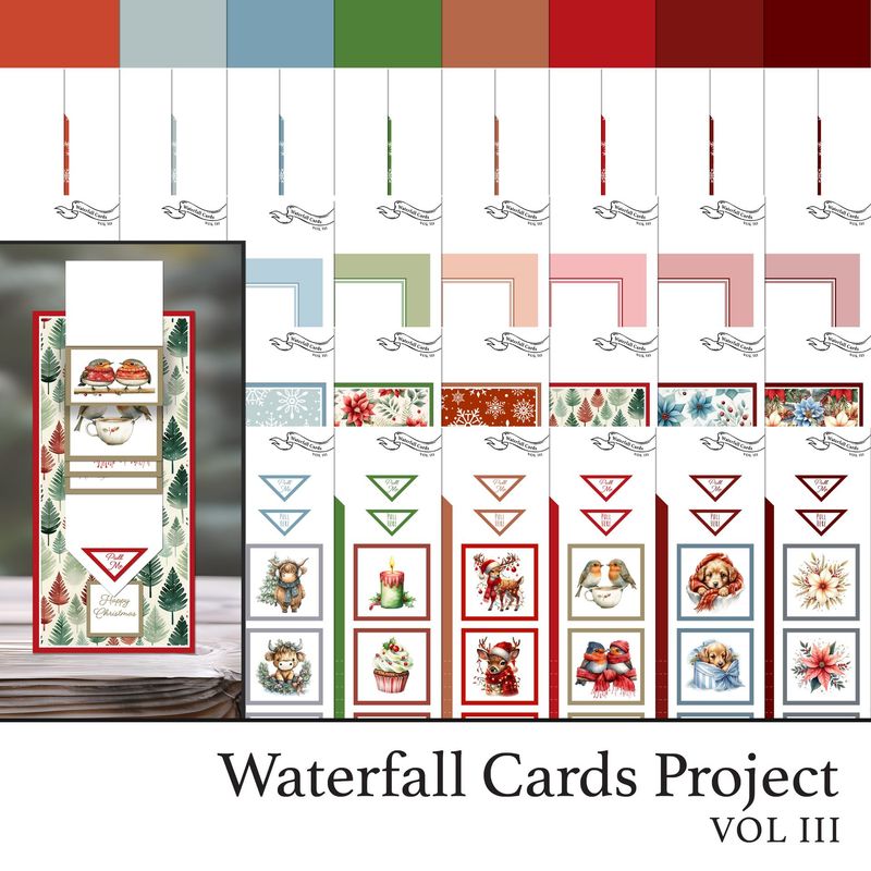 Waterfall Cards Kinetic  Digital Project Vol III