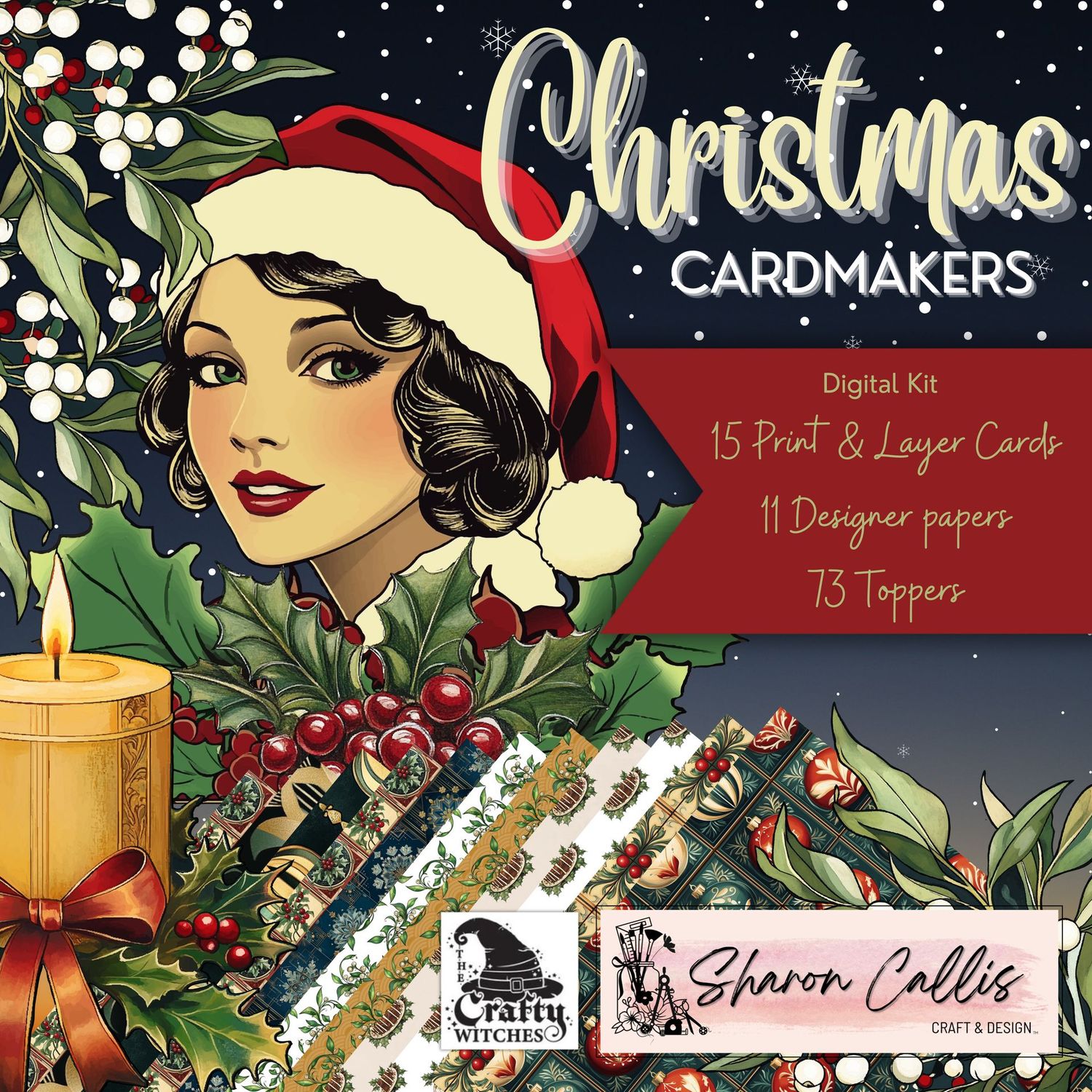 Christmas Cardmakers Kit by Sharon Callis Christmas Cardmakers Kit by Sharon Callis