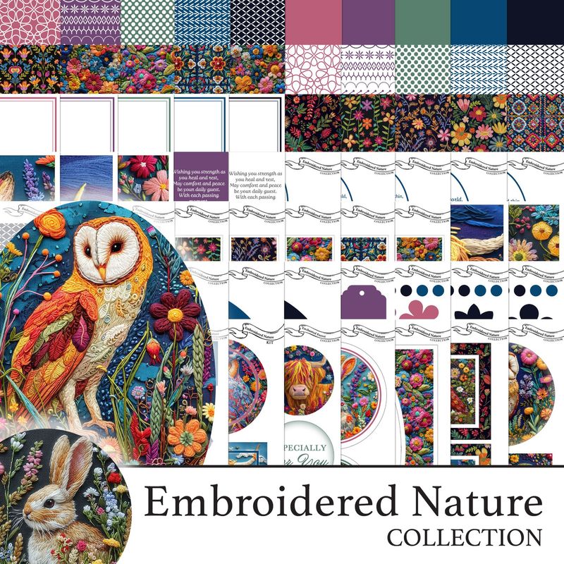 The Magical Embroidered Nature Digital Collection
