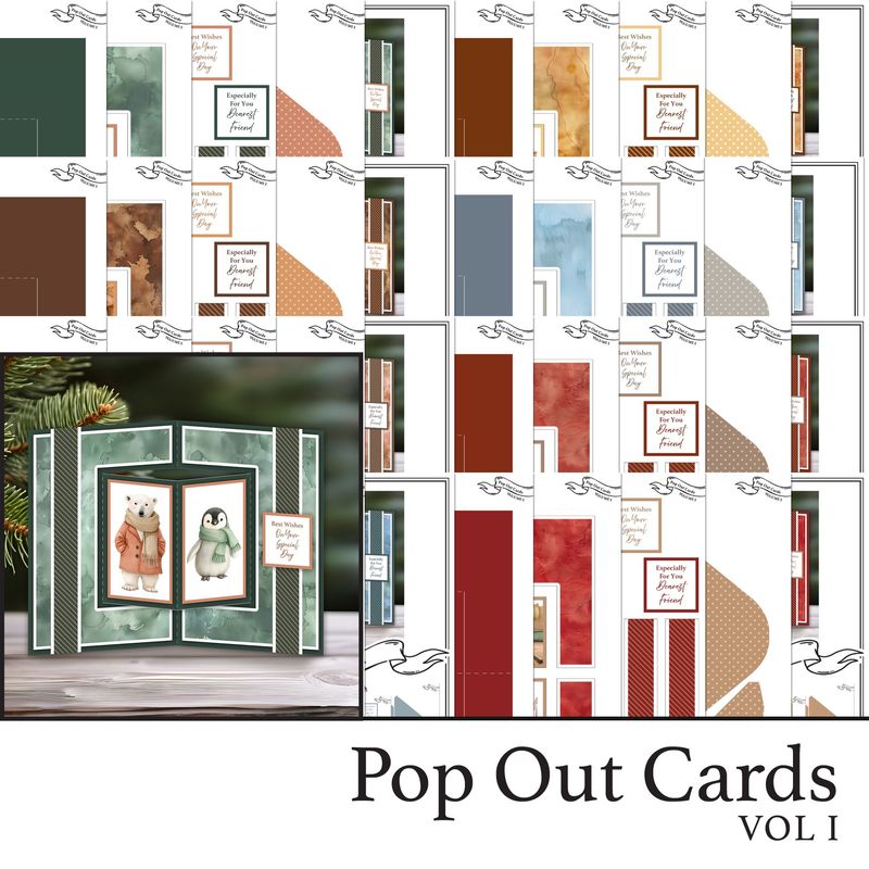 Pop Out Cards Vol I Kinetic Digital Project