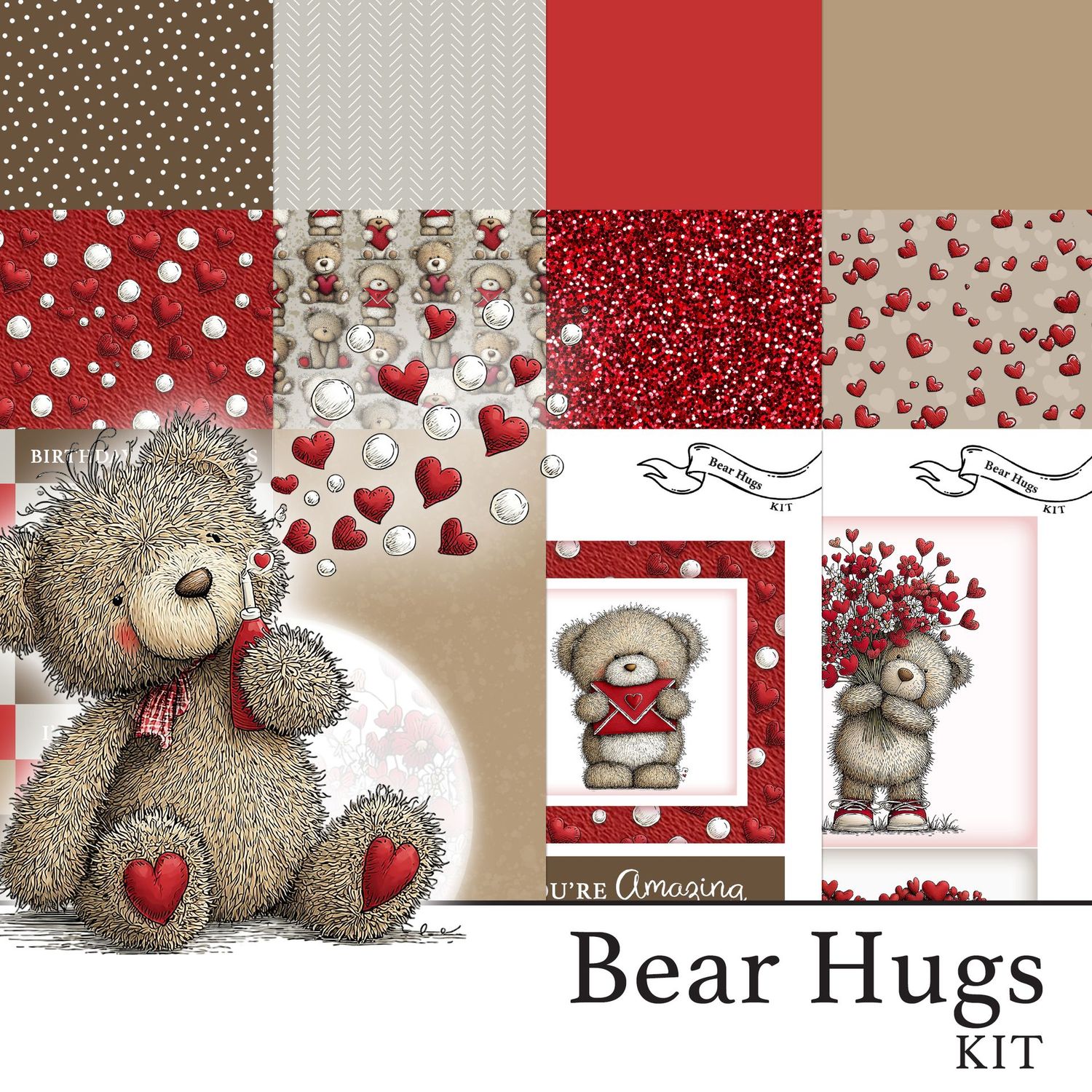 Bear Hugs Digital Kit