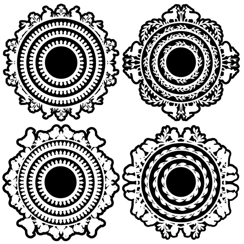 Spring Doily SVG Cutting Files Spring Doily SVG Cutting Files