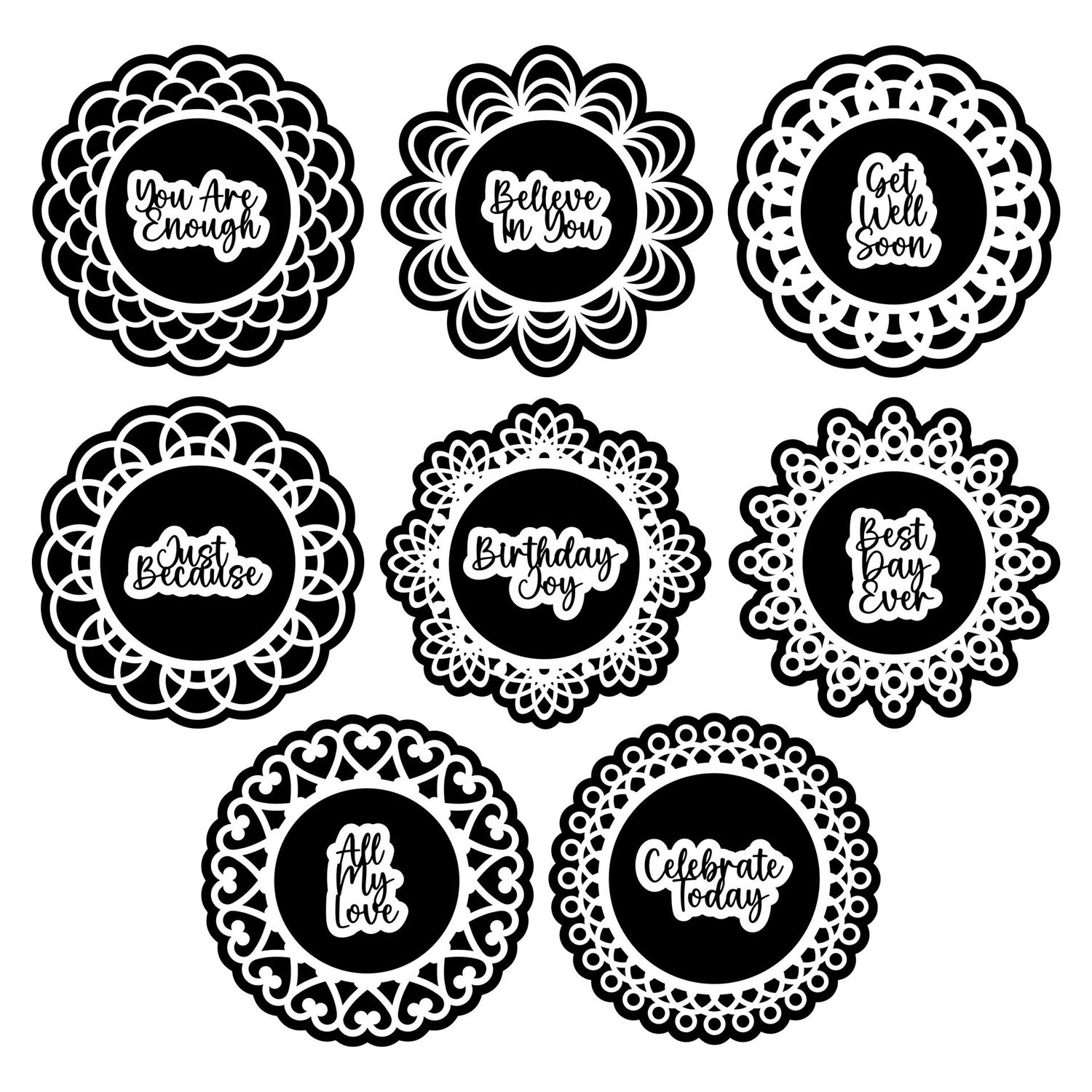 Simply Doilies SVG Cutting Files