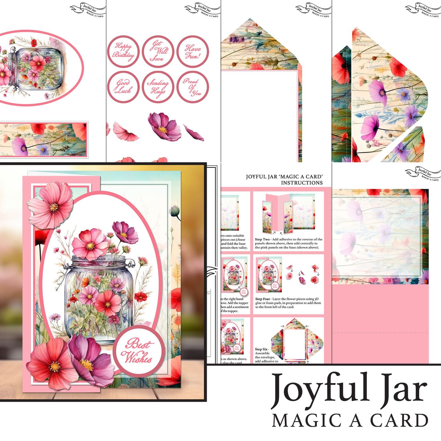 Joyful Jar 'Magic A Card' Individual Digital Card Kit