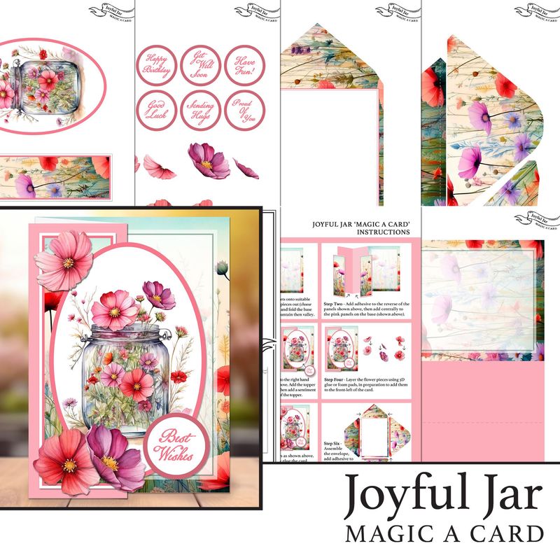 Joyful Jar 'Magic A Card' Individual Digital Card Kit