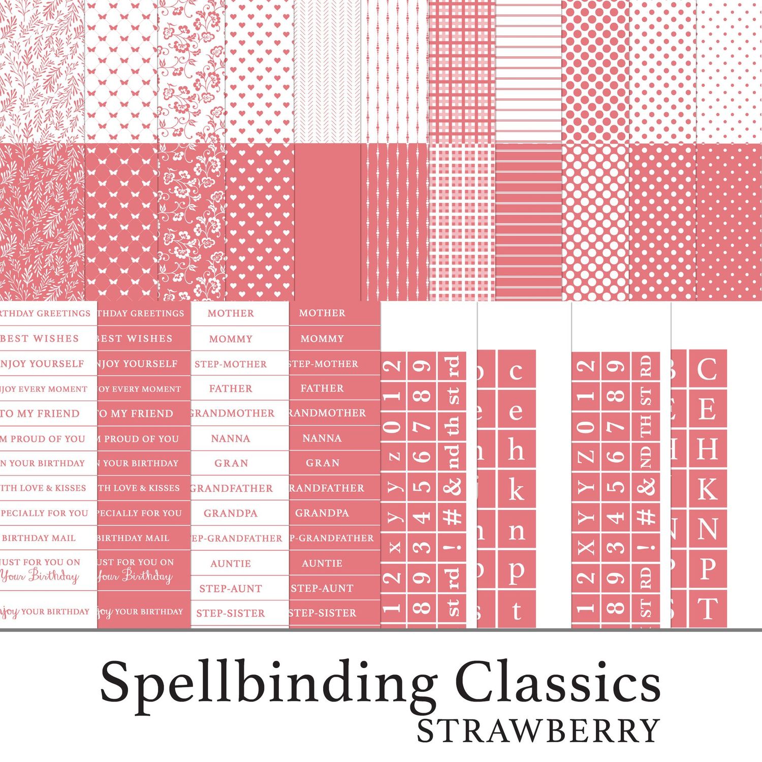 Spellbinding Classics Neapolitan - Strawberry Digital Kit