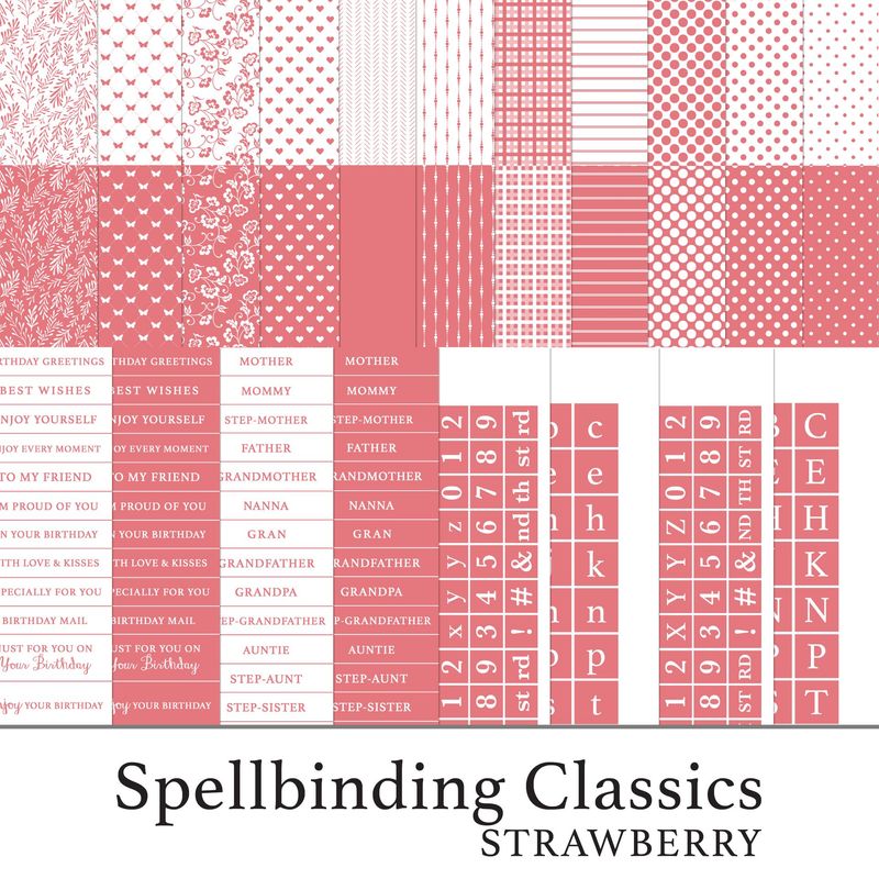 Spellbinding Classics Neapolitan - Strawberry Digital Kit