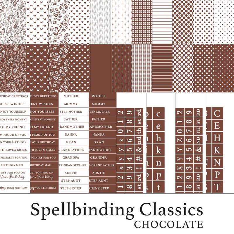Spellbinding Classics Neapolitan - Chocolate Digital Kit
