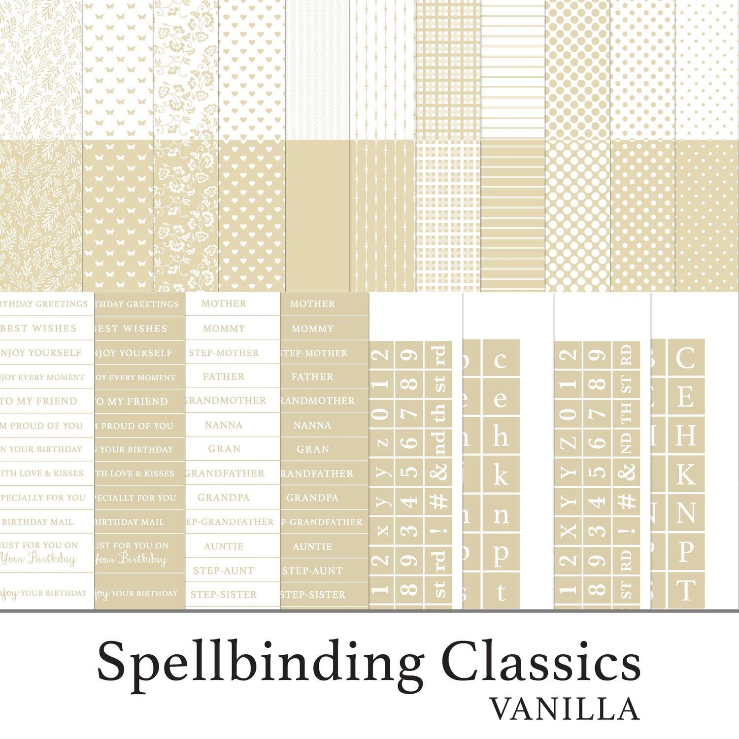 Spellbinding Classics Neapolitan - Vanilla Digital Kit