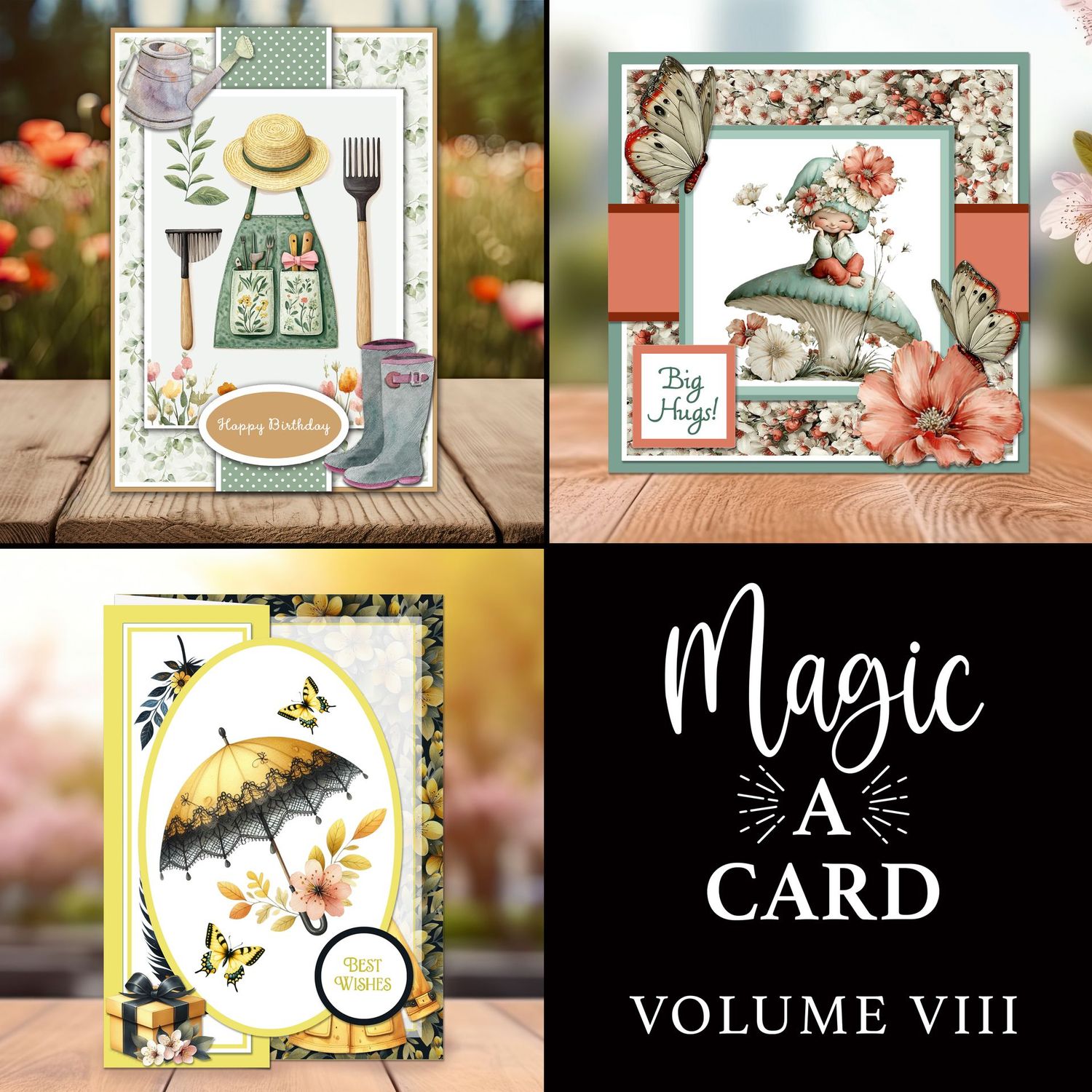 'Magic A Card' Volume VIII - Citrus Onyx, Green Fingers & Little Fun Guy Individual Digital Card Kit