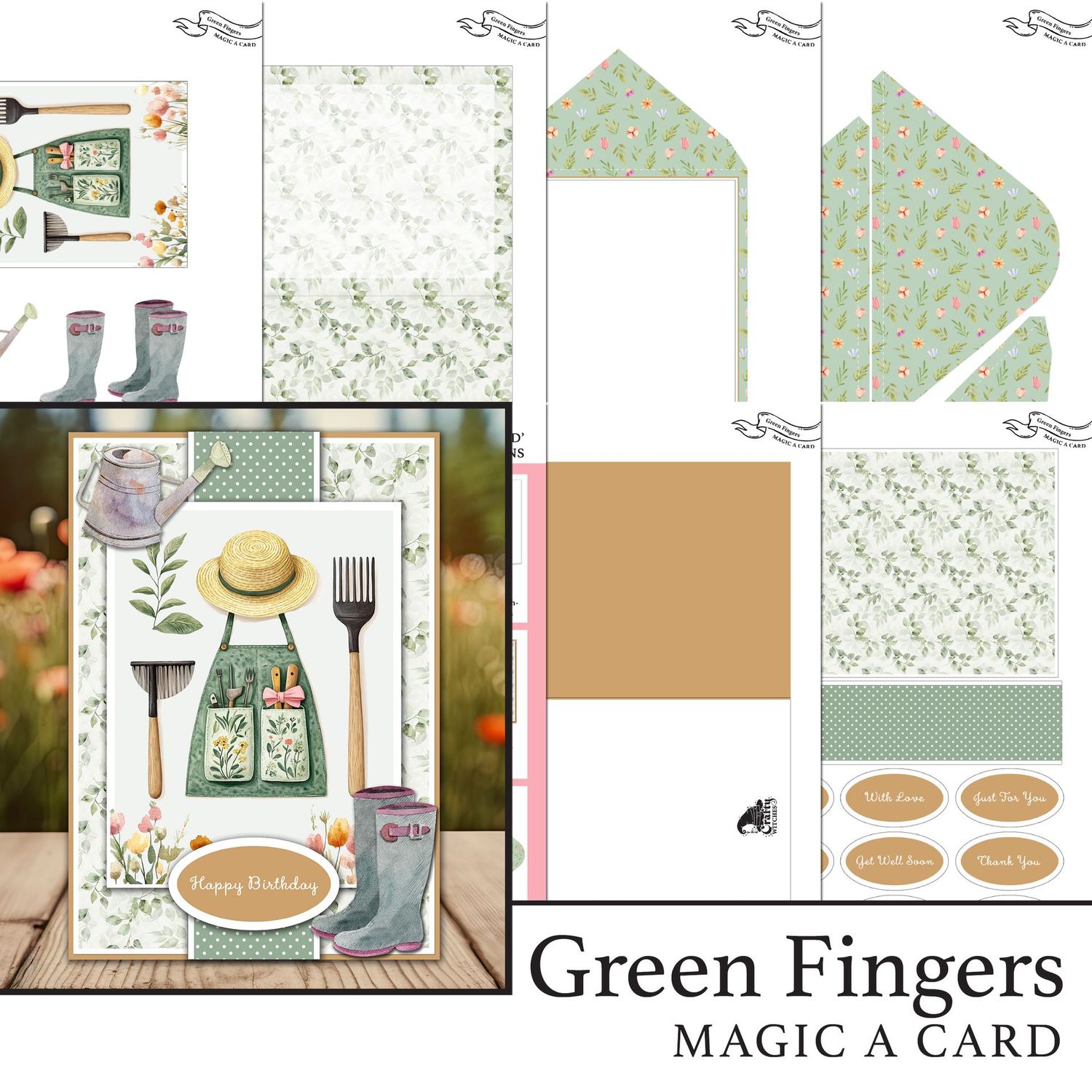 Green Fingers 'Magic A Card' Individual Digital Card Kit Green Fingers 'Magic A Card' Individual Digital Card Kit