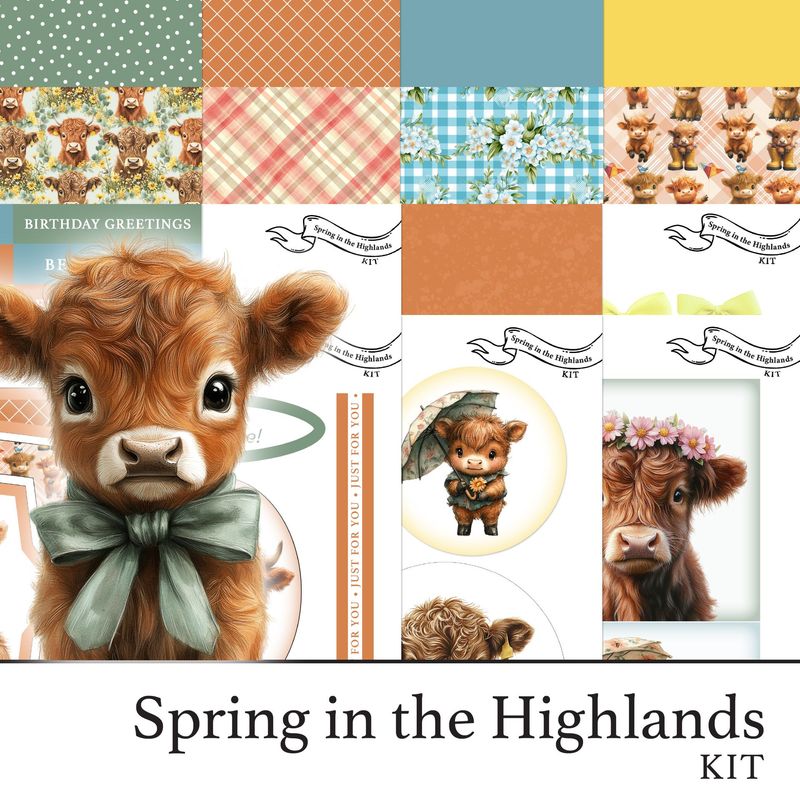 NEW STYLE Spring in the Highlands Digital Kit