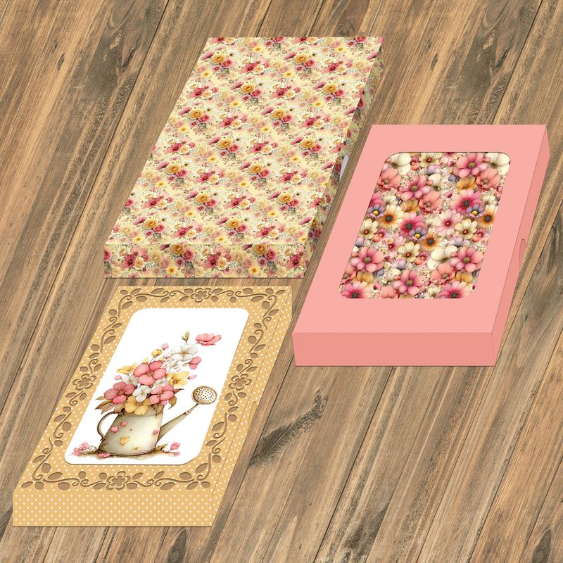 Enchanting Blossom Boxes SVG Cutting Files