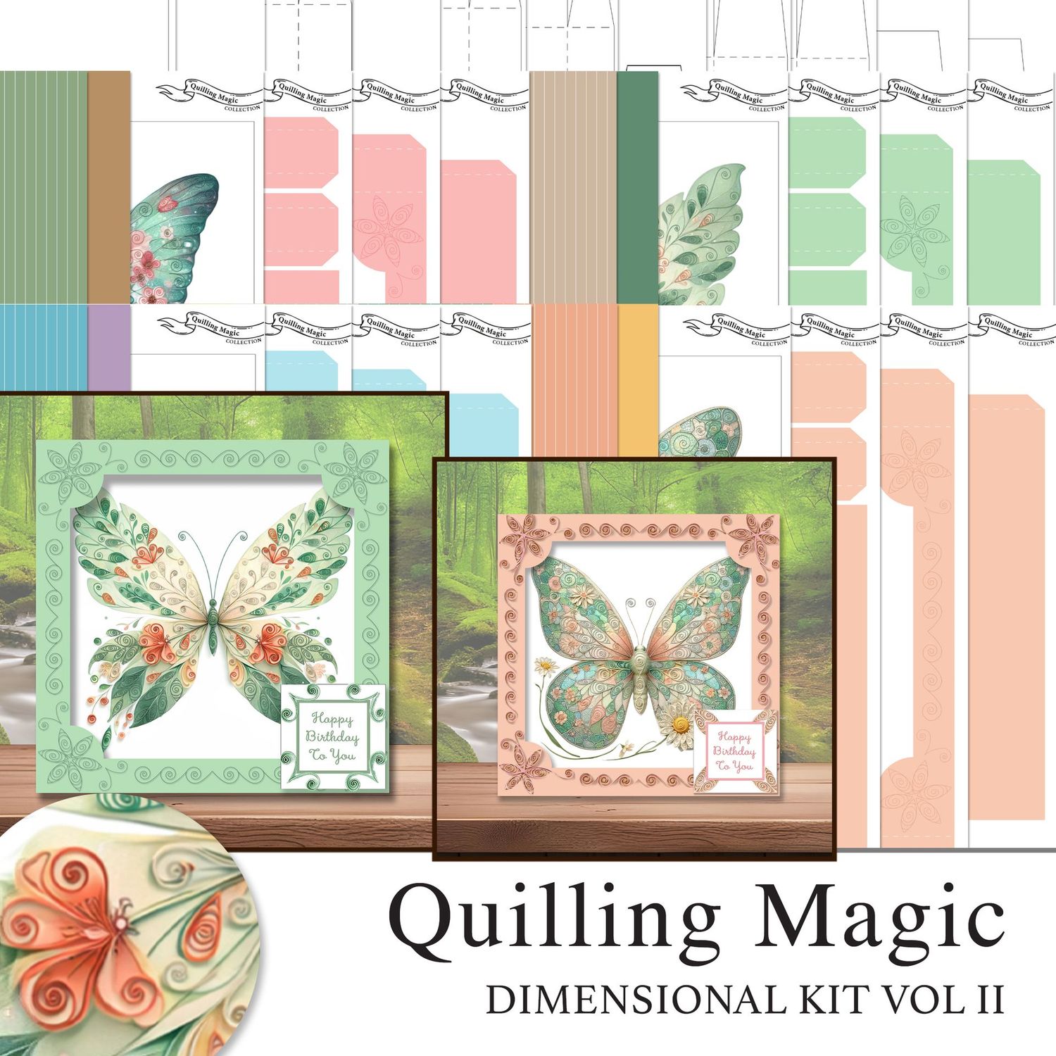 Quilling Magic Vol II Dimensional Digital Kit Quilling Magic Vol II Dimensional Digital Kit