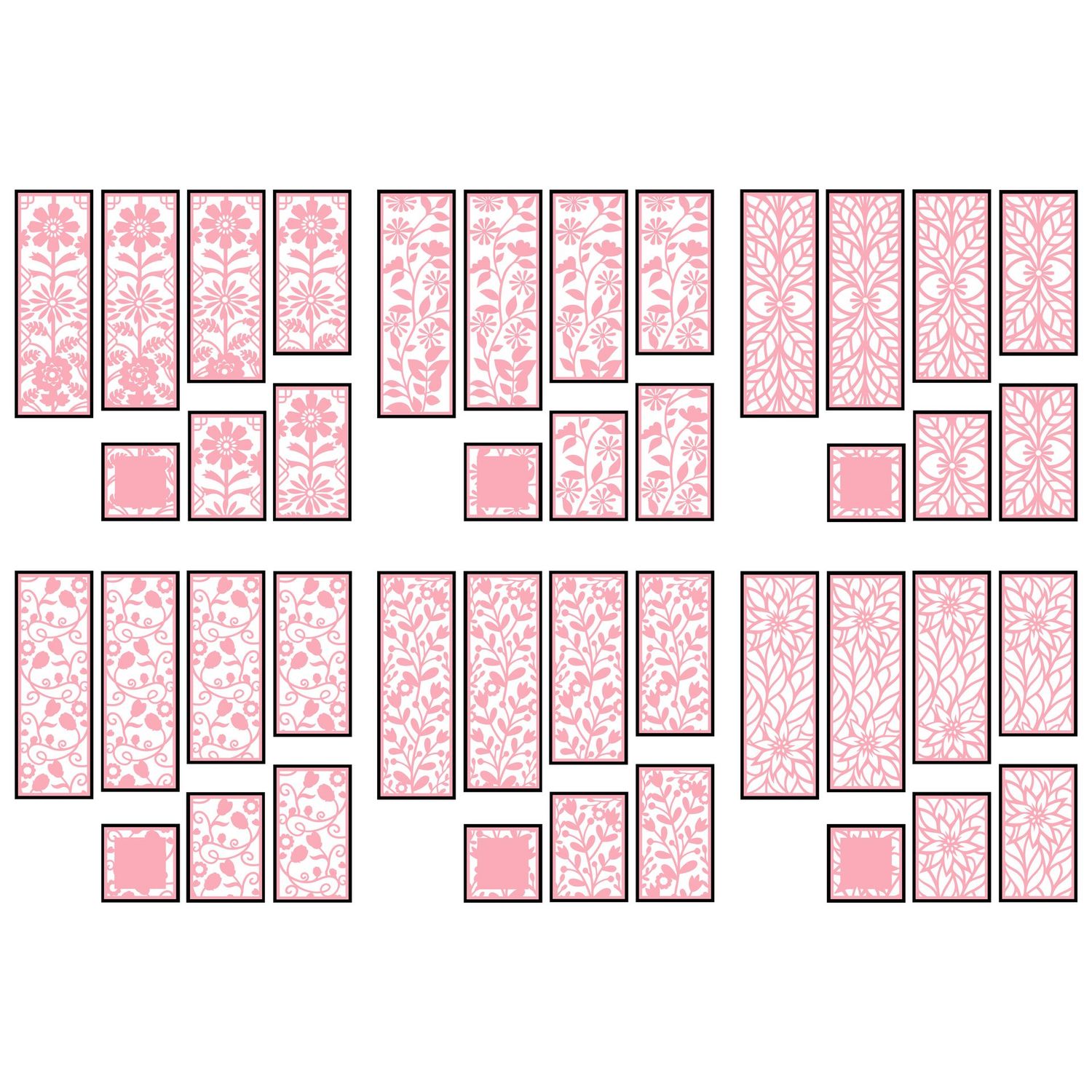 Pretty Panels SVG Cutting Files Pretty Panels SVG Cutting Files