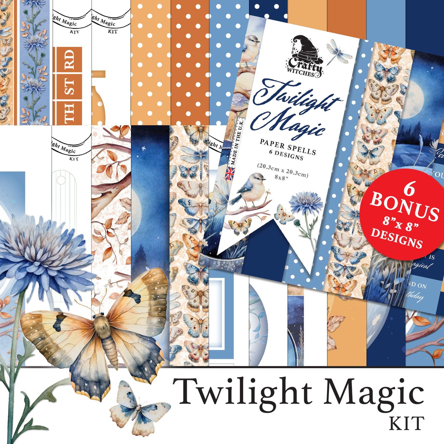 Twilight Magic Digital Kit  - With BONUS 8" x 8" Design Sheets