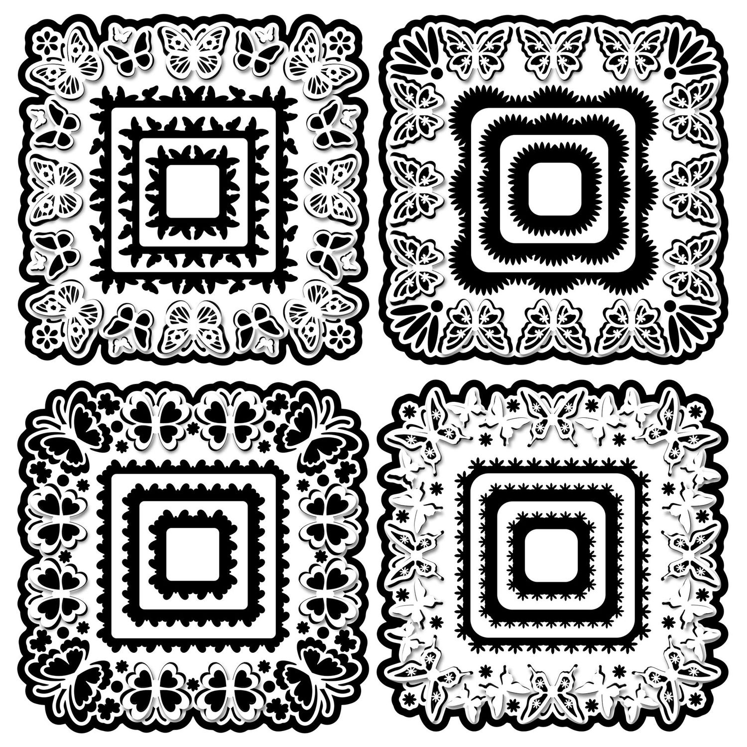 Butterfly Doilies SVG Cutting Files Butterfly Doilies SVG Cutting Files