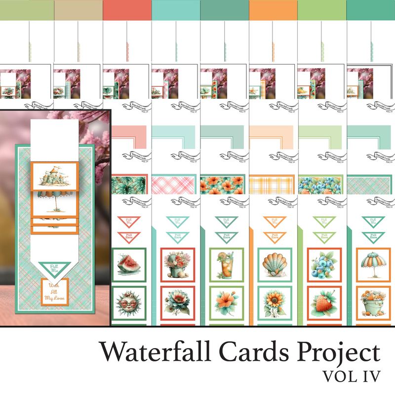 Waterfall Cards Kinetic  Digital Project Vol IV
