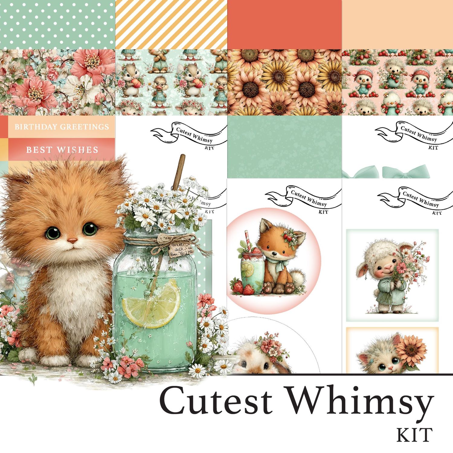 NEW STYLE Cutest Whimsy Digital Kit NEW STYLE Cutest Whimsy Digital Kit