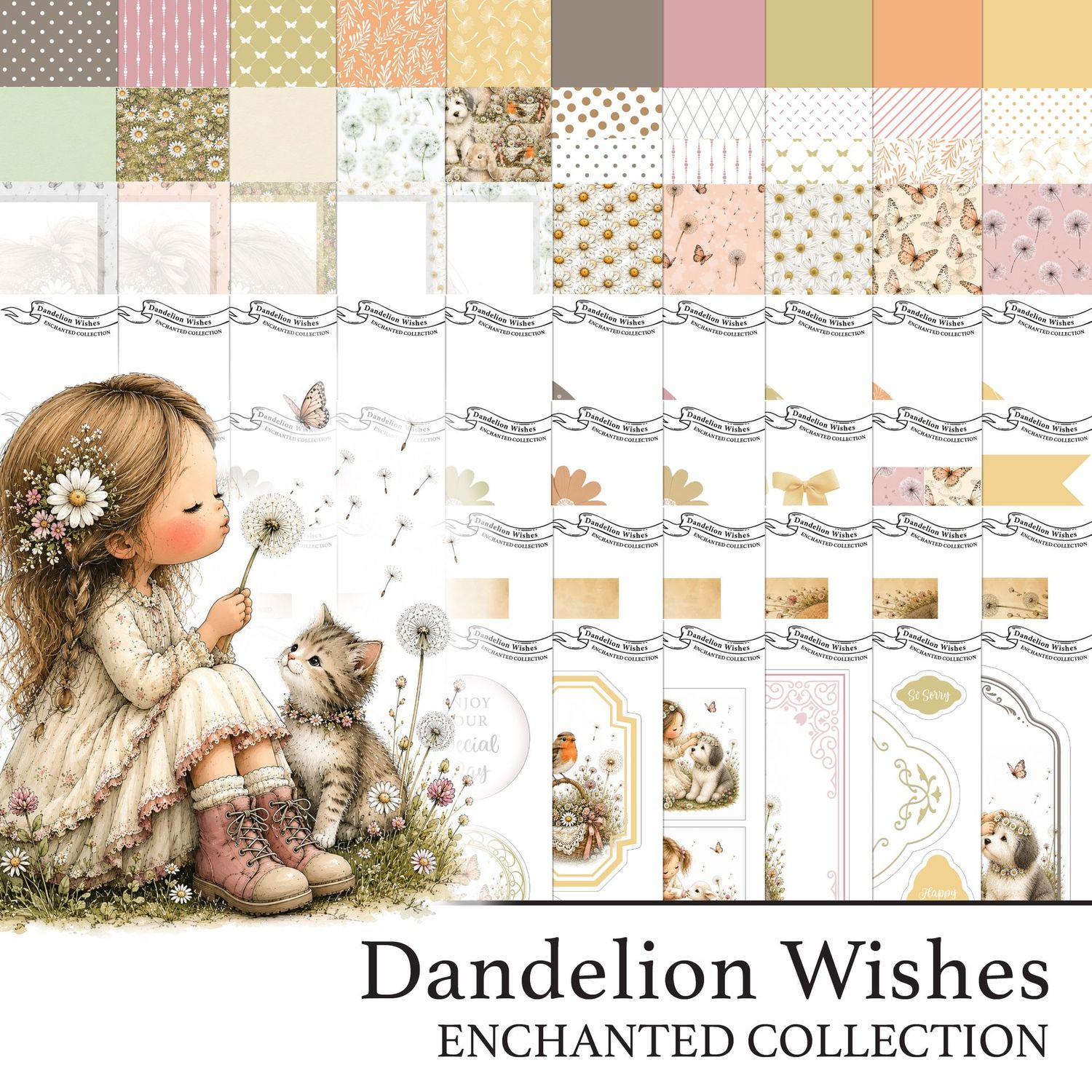 Dandelion Wishes Enchanted Digital Collection Dandelion Wishes Enchanted Digital Collection