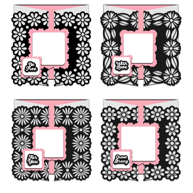 Doily Fold-back Gatefold Cards Volume II SVG Cutting Files Doily Fold-back Gatefold Cards Volume II SVG Cutting Files