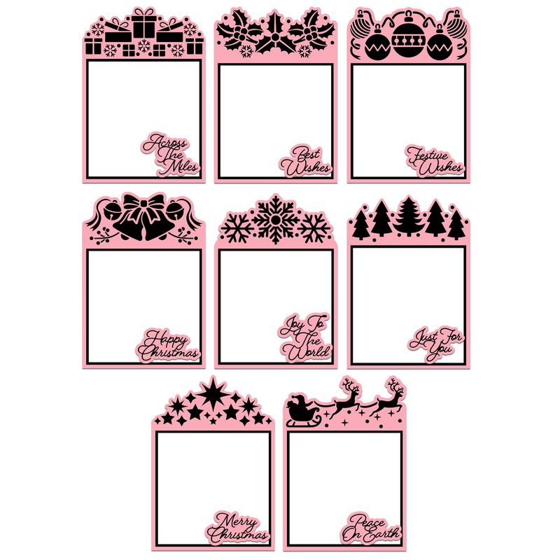 Reverse Easel Christmas Cards SVG Cutting Files Reverse Easel Christmas Cards SVG Cutting Files