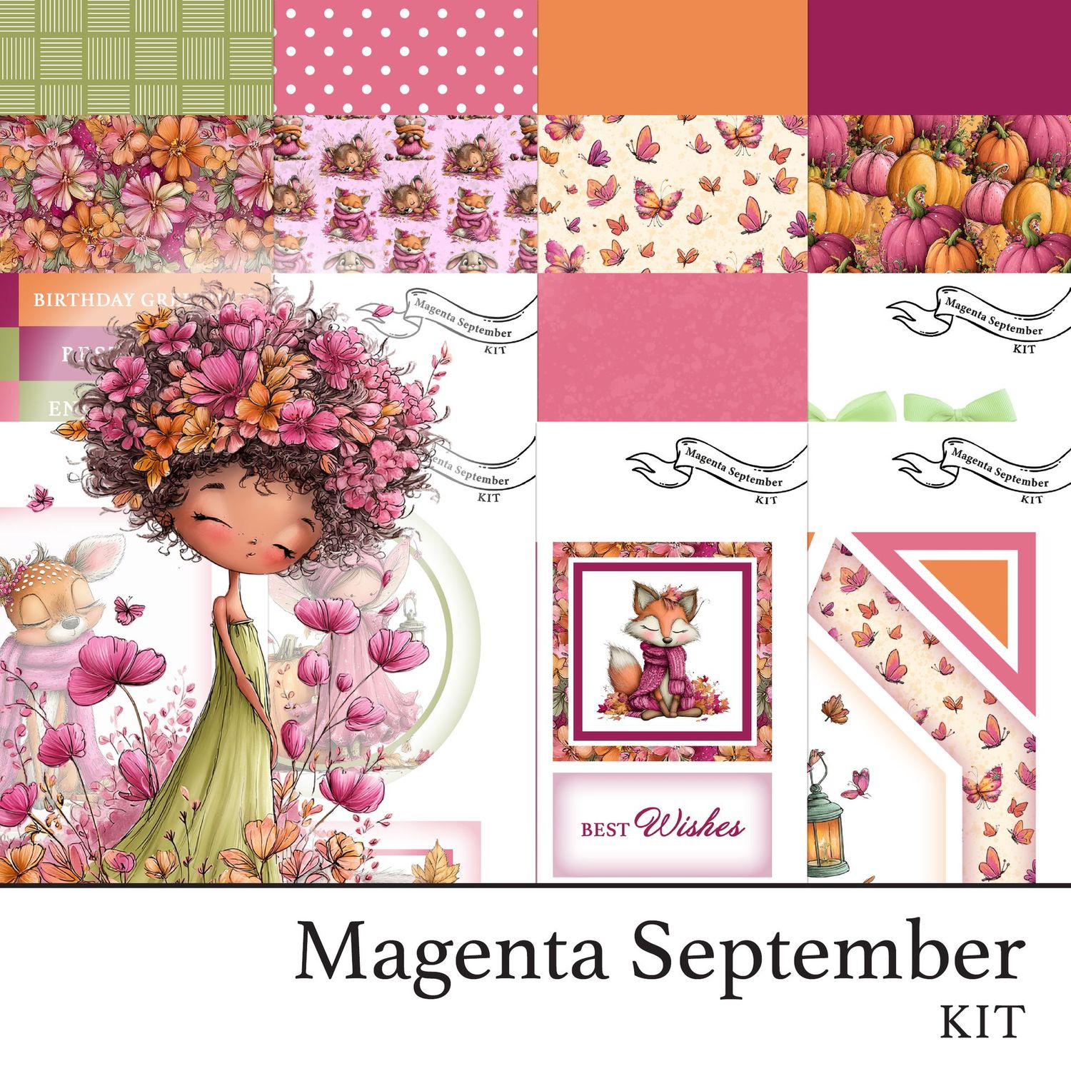 NEW STYLE Magenta September Digital Kit NEW STYLE Magenta September Digital Kit