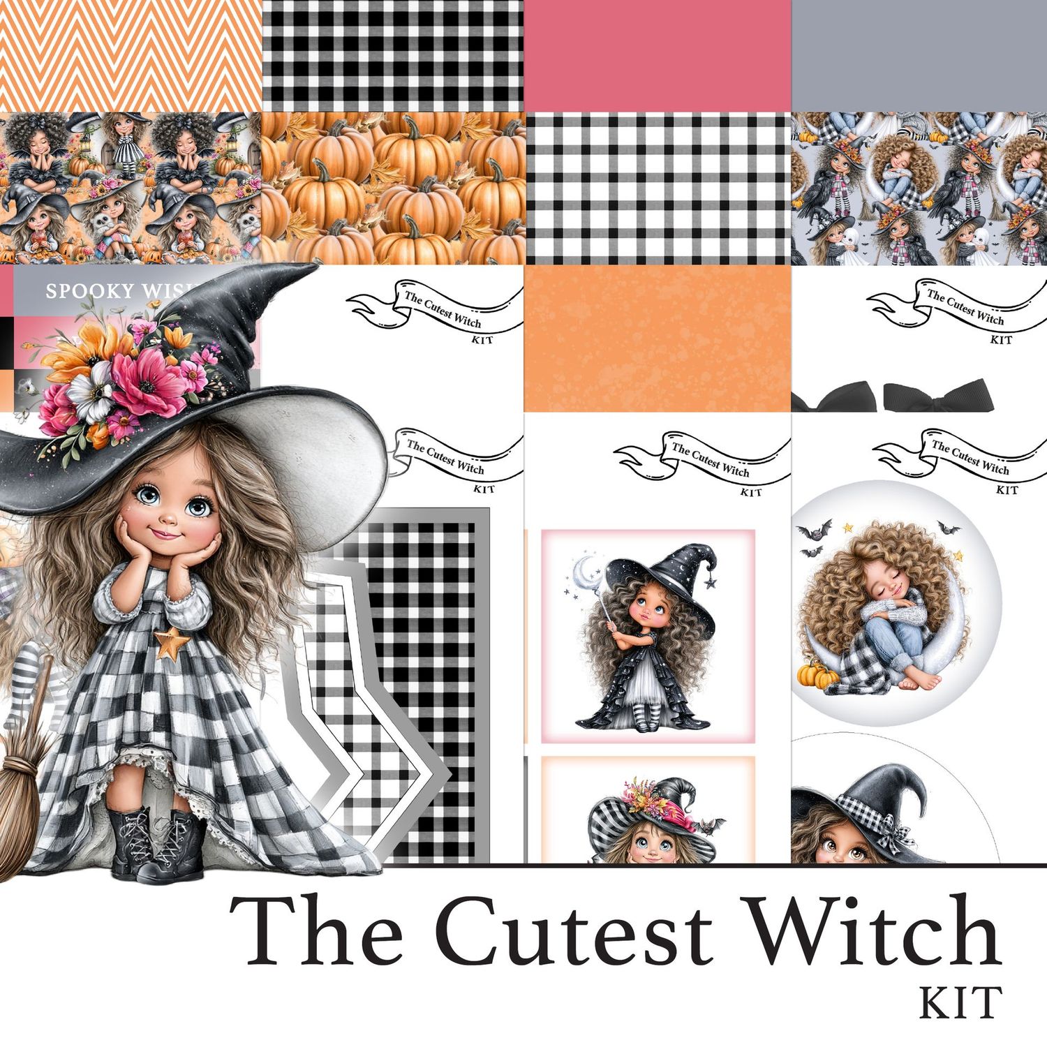 NEW STYLE The Cutest Witch Digital Kit