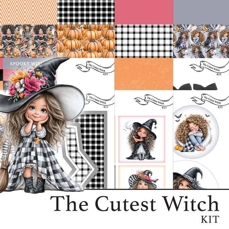 NEW STYLE The Cutest Witch Digital Kit NEW STYLE The Cutest Witch Digital Kit