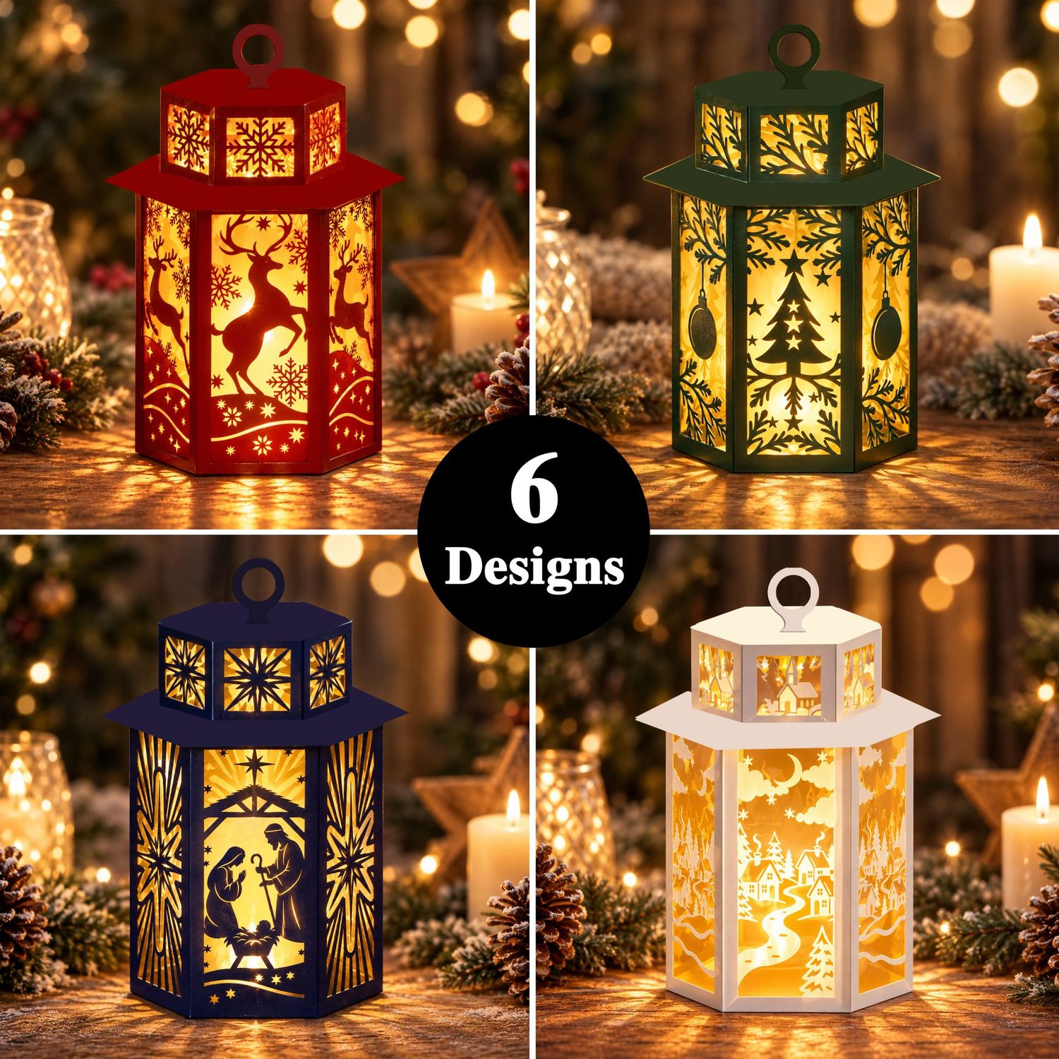 Nostalgic Lanterns SVG Cutting Files Nostalgic Lanterns SVG Cutting Files