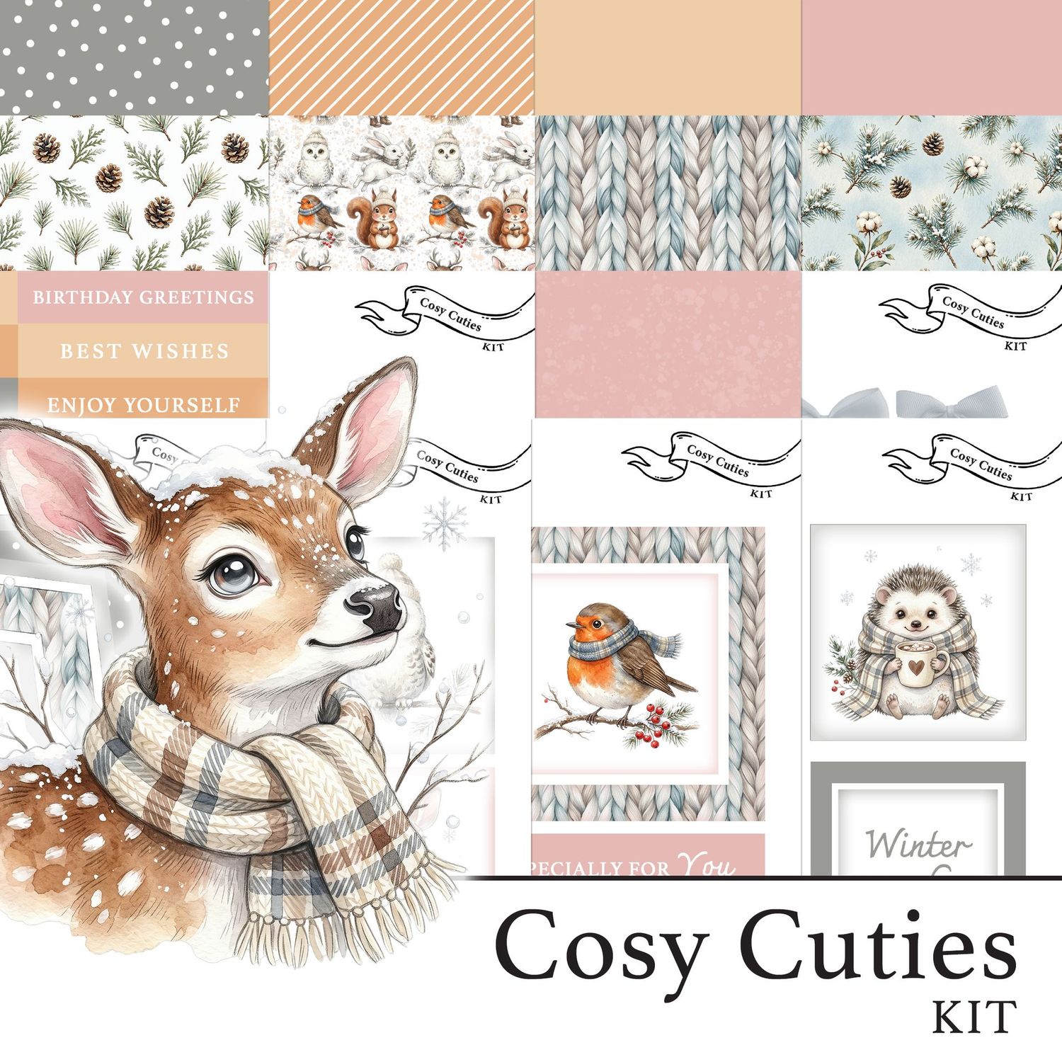 NEW STYLE Cosy Cuties Digital Kit NEW STYLE Cosy Cuties Digital Kit