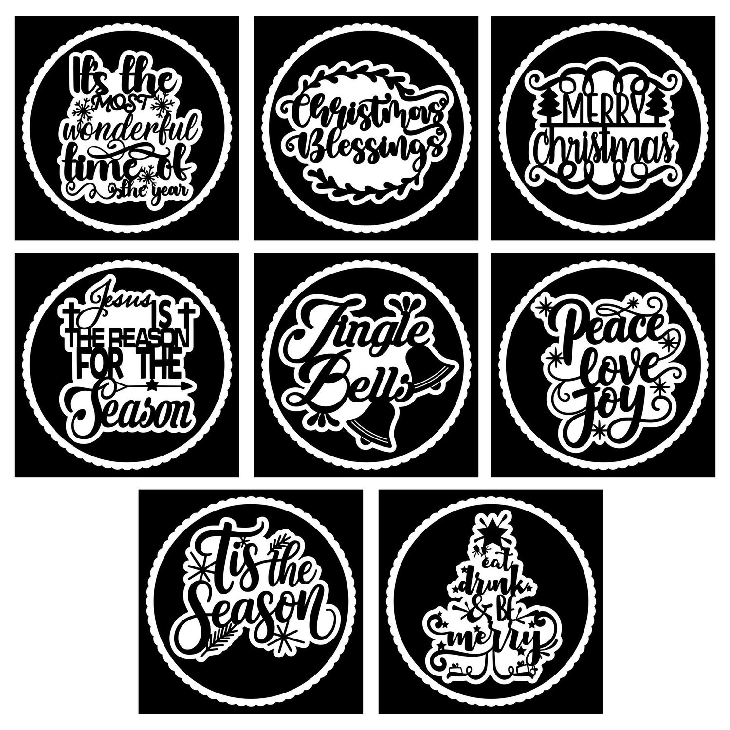 Seasonal Statement Centrepieces SVG Cutting Files Seasonal Statement Centrepieces SVG Cutting Files