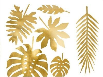 FEUILLES TROPICALES ASSORTIMENT OR