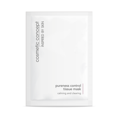 pureness control tissue mask
calming and clearing