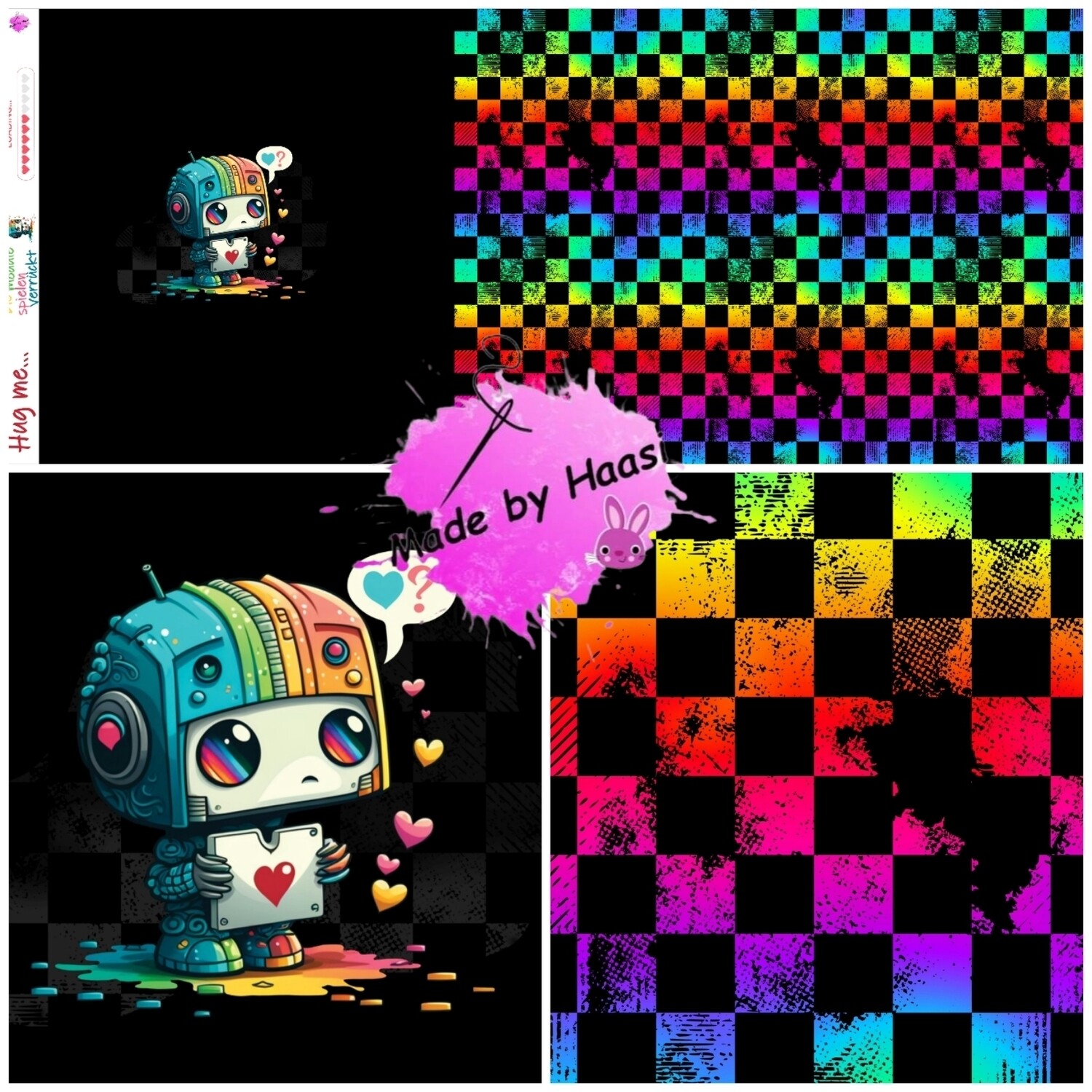 Robo Love Panel Bio Jersey Überbreite