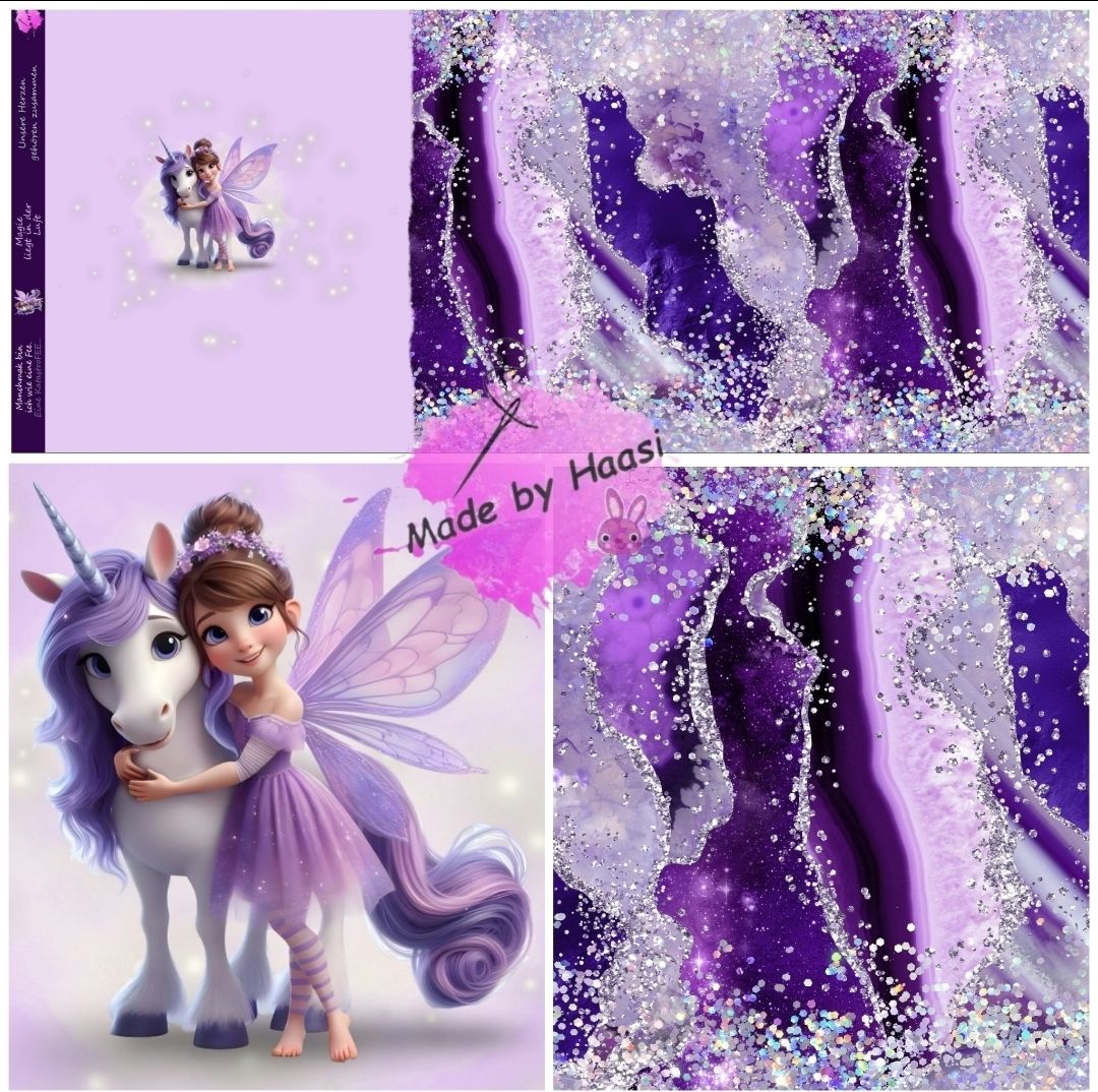 Vorbestellung Panel "Laila & Lissy" Bio French Terry Überbreite