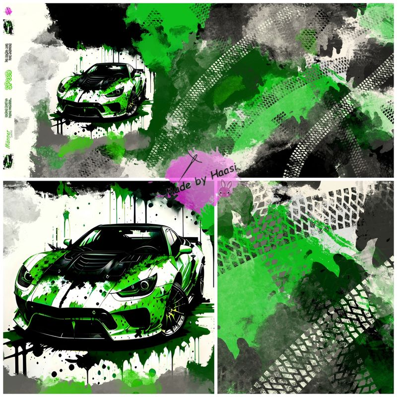 Panel Panel "Speed" Bio Jersey Überbreite