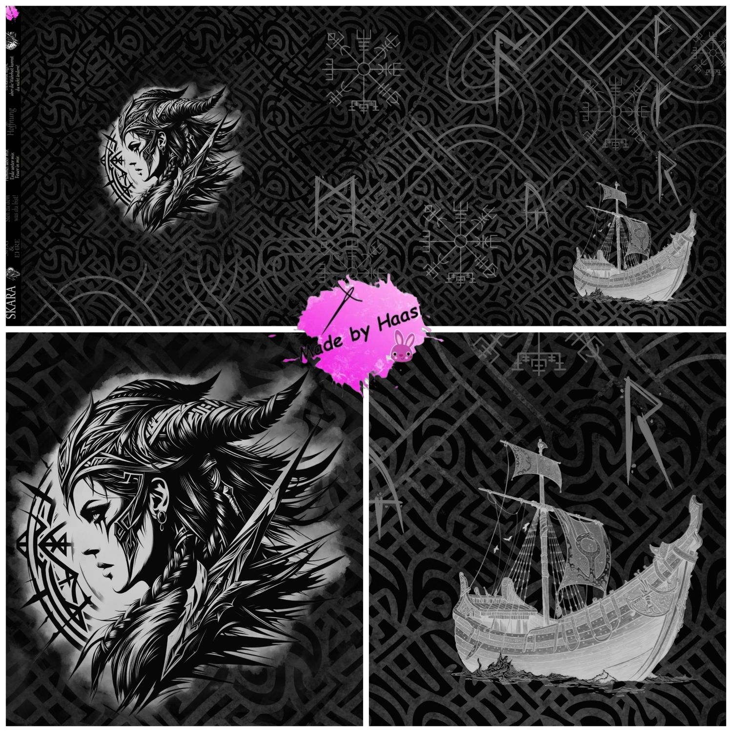 Panel "Skara" Bio Jersey Überbreite